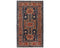 3x5 Blue Rust Aryana Afghan Hand Knotted Veg Dye Wool Area Rug